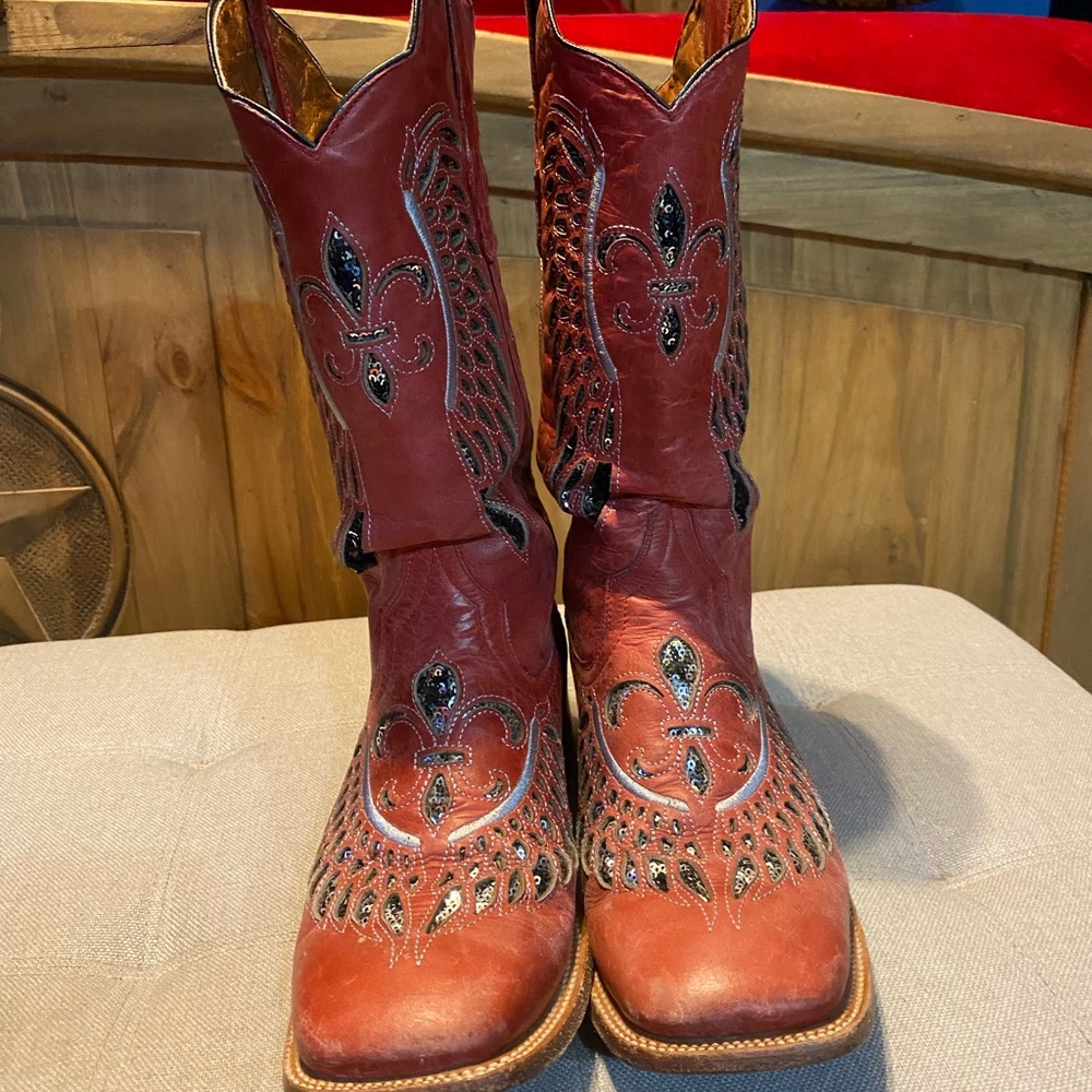 Red Cowboy Pro boots Mens 11